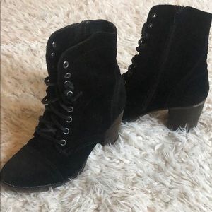 Steve Madden heeled combat boots